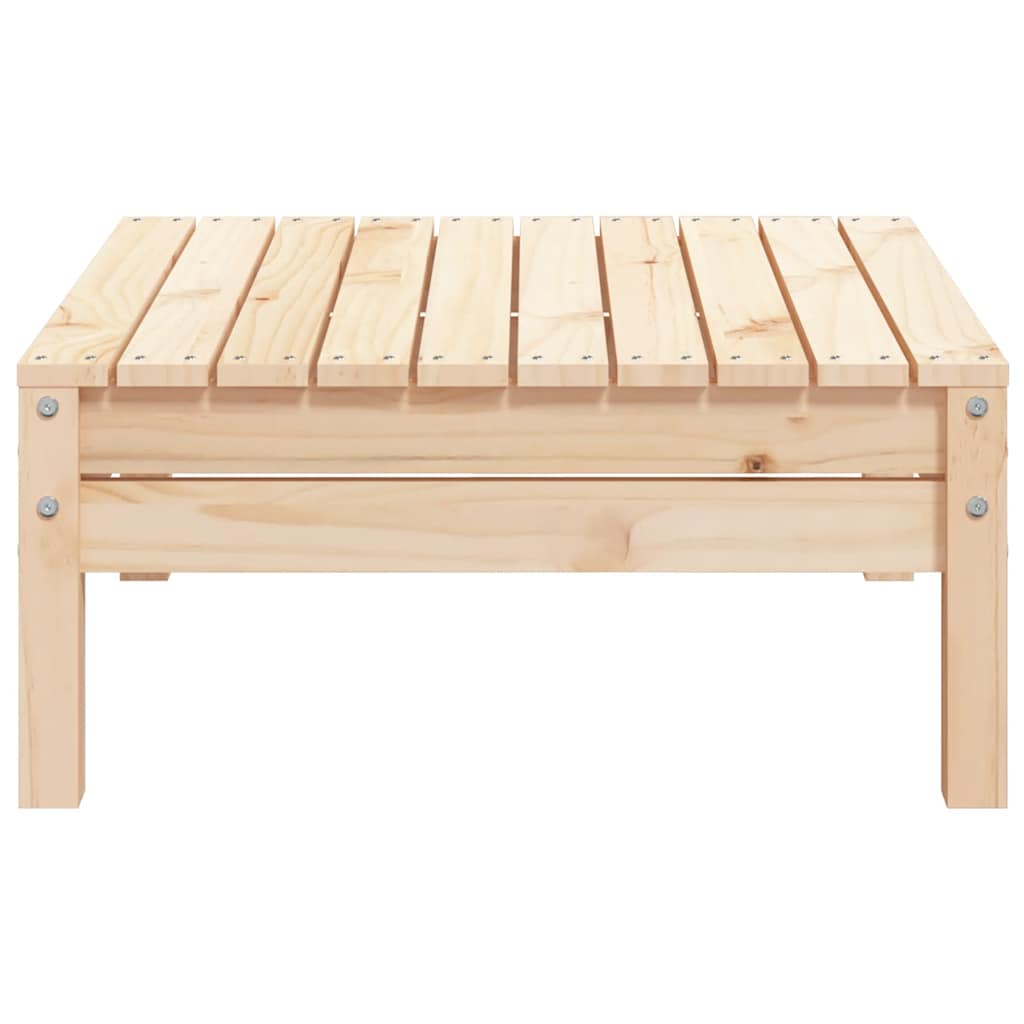Garden Footstool Solid Wood Pine
